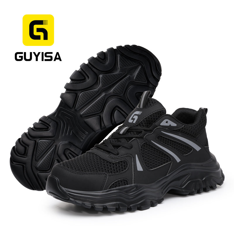GUYISA 6079T Summer Low-top Safety Work Shoes | Steel Toe Anti-Smash, 4.0mm Anti-Puncture