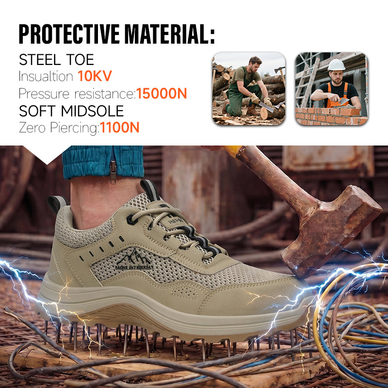 GUYISA 5039TSKV 10KV Insulated Safety Work Shoes | Anti-Smash & Anti-Puncture