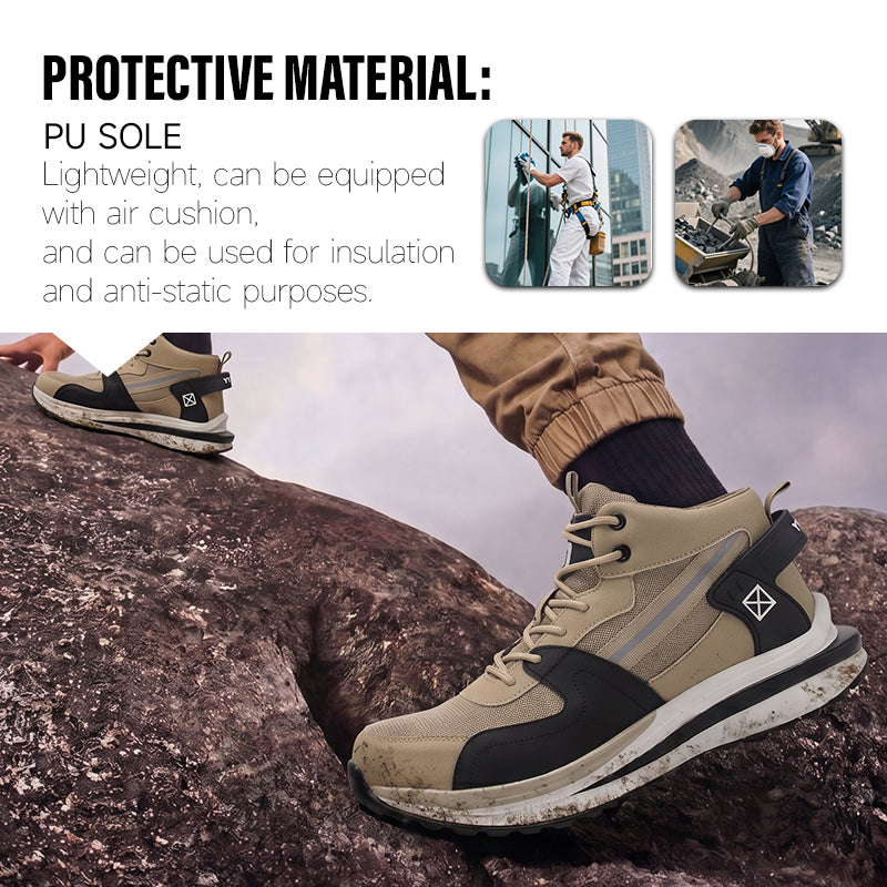 GUYISA New Arrival Mountaineering Breathable Safe Toe Sport Safety Shoes for Men Working Industrial Price Breathable Industrial Outdoor