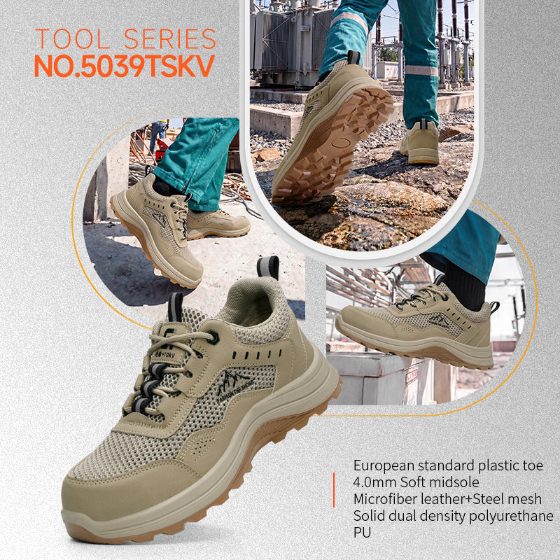 GUYISA 5039TSKV 10KV Insulated Safety Work Shoes | Anti-Smash & Anti-Puncture