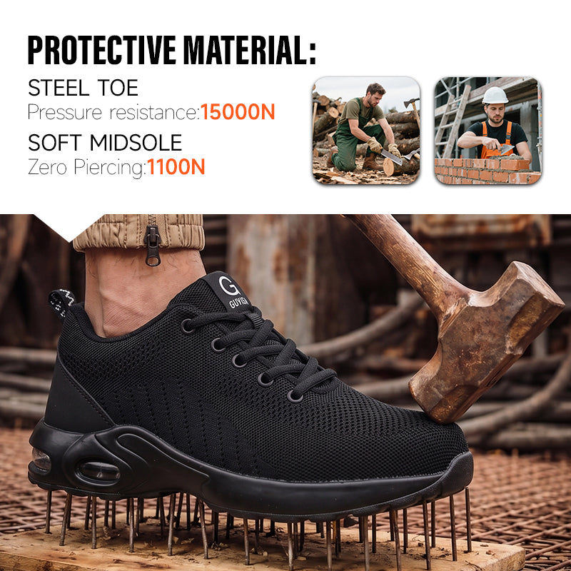GUYISA Acceptable Custom Ce Certification Safety Shoes Lightweight Safety Shoes Steel Toe