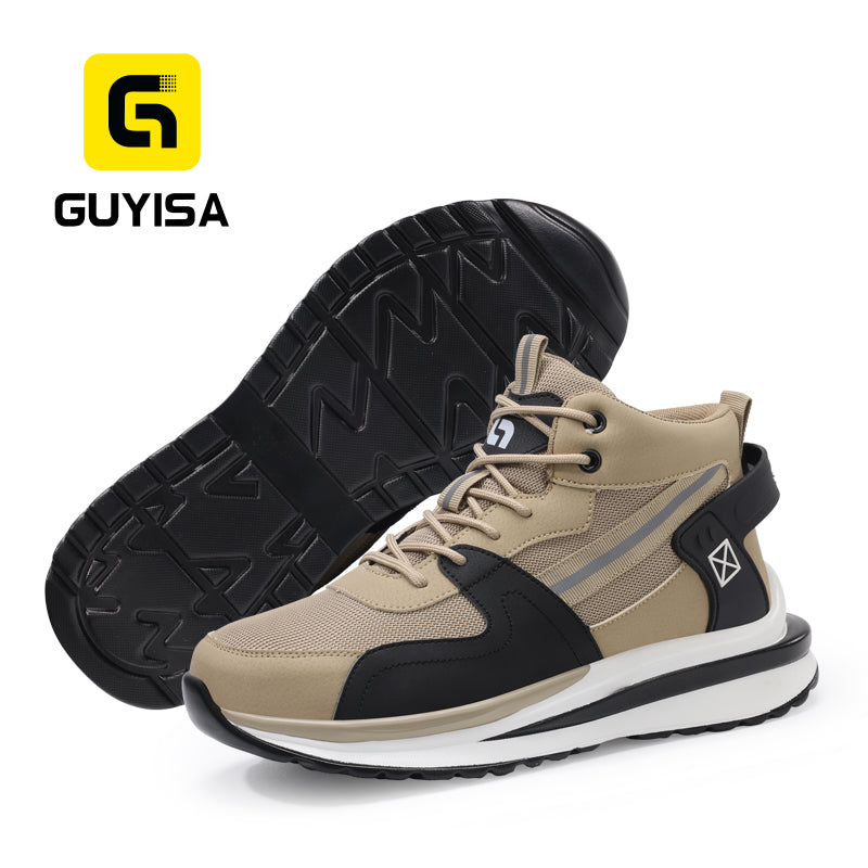 GUYISA New Arrival Mountaineering Breathable Safe Toe Sport Safety Shoes for Men Working Industrial Price Breathable Industrial Outdoor