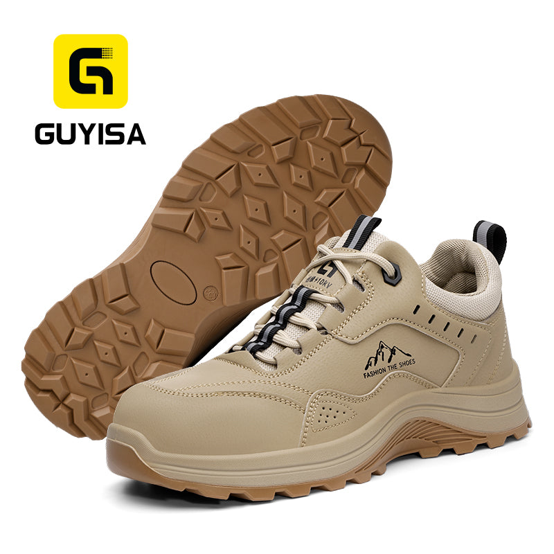 GUYISA 5039SKV 10KV Insulated Safety Work Shoes, Khaki