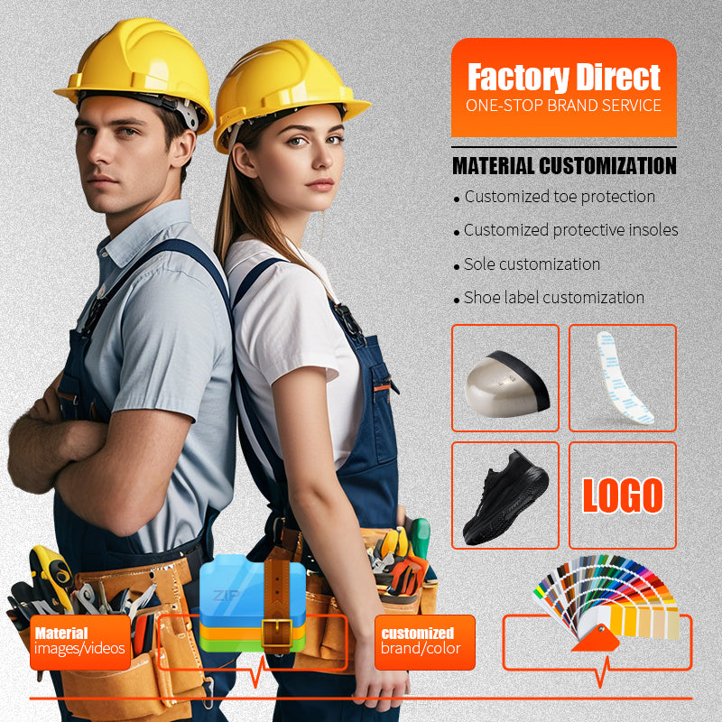 GUYISA 6097 Low‑cut New Sport‑Style Safety Shoes for Men, Black Fly‑Woven Mesh & Microfiber Upper With Steel Wire Fabric, EU‑Standard Steel Toe Anti‑Smash Anti‑Puncture Rubber‑Plastic Sole, High‑Elastic Sponge, Four‑Season Industrial Work Footwear