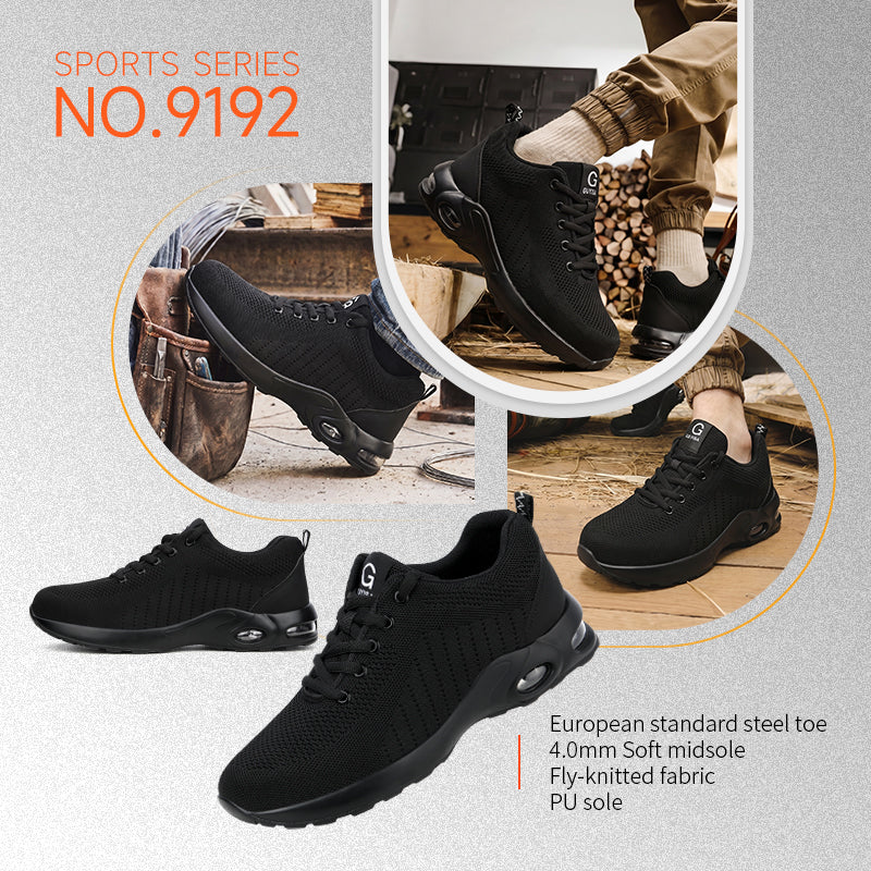 GUYISA Acceptable Custom Ce Certification Safety Shoes Lightweight Safety Shoes Steel Toe