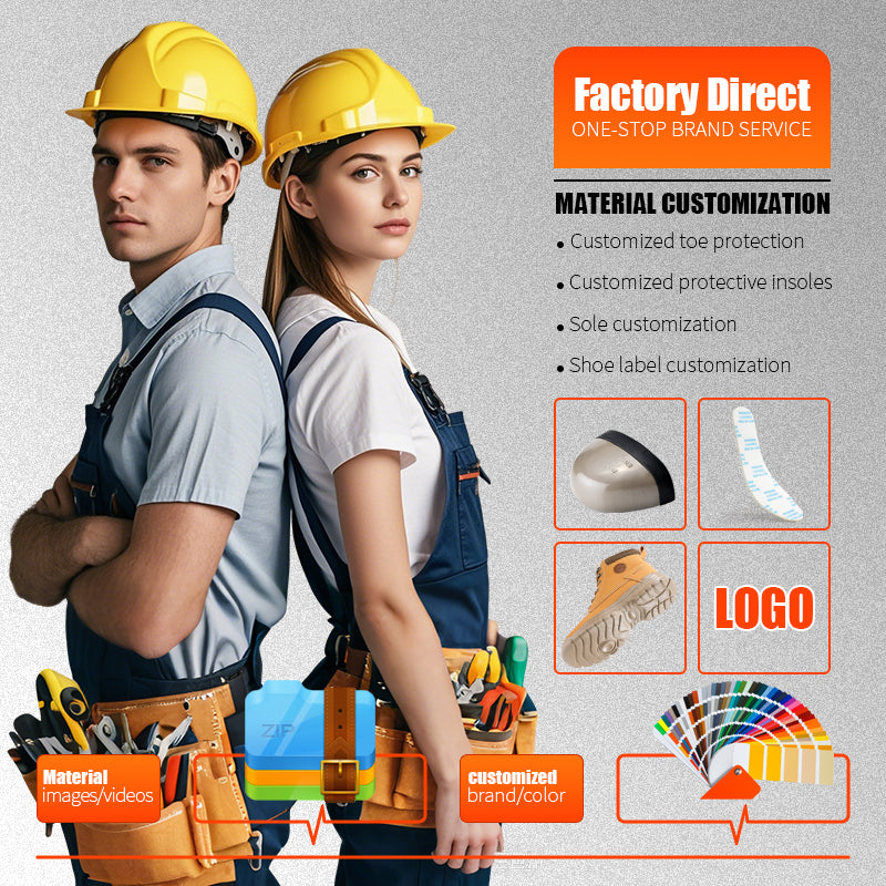 GUYISA Safety Boot Series Light and Convenient European Standard Steel Toe Yellow Color Safety Shoes
